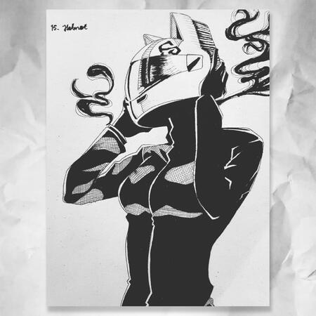 Ink on paper